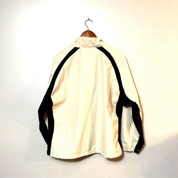 Vintage Hartwell Coretech Beige & Black Lightweight Polyester Windbreaker Jacket - Picture 5 of 7